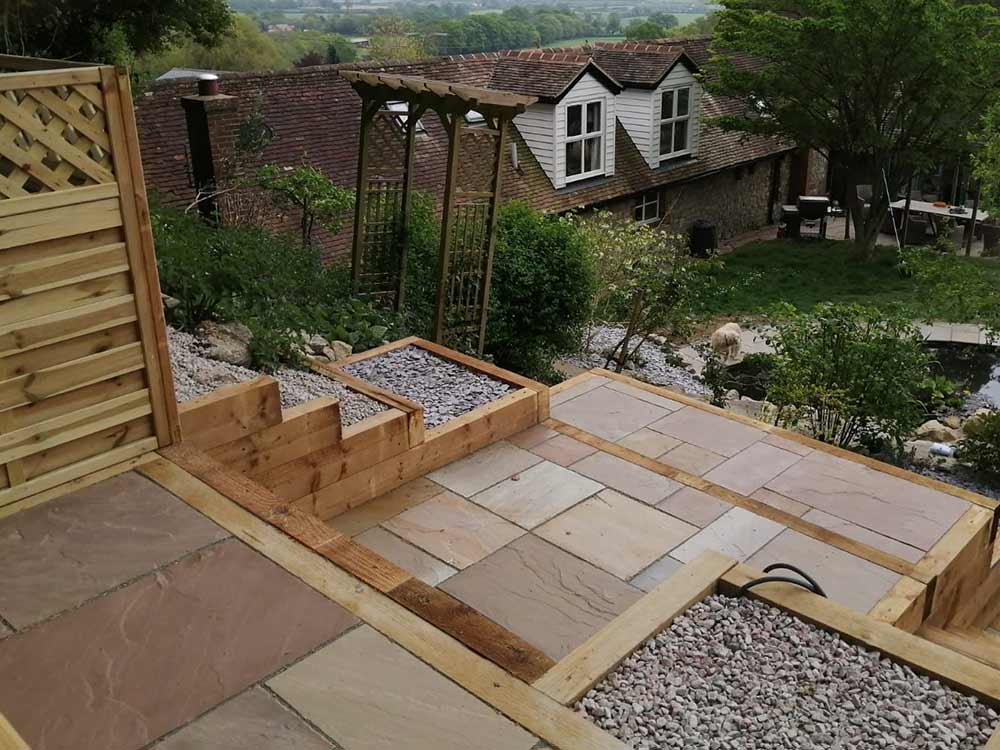 Paving in Tatsfield