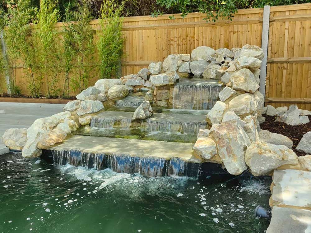 Waterfall Installers in Tatsfield
